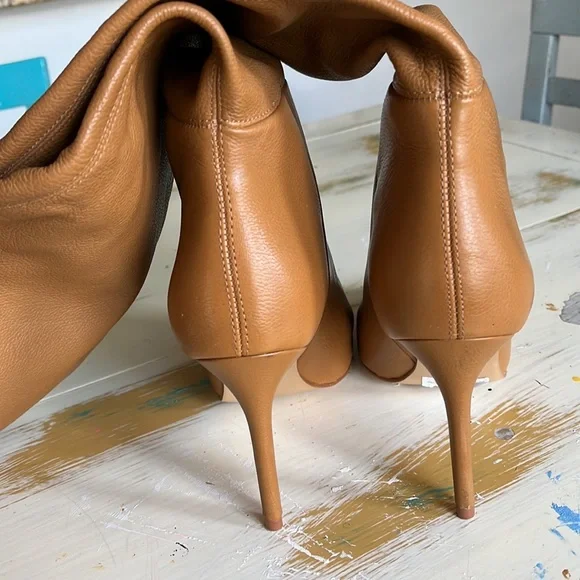 Aldo “Oluria” leather slouch boot in size 7.5. Cognac color. - Picture 3 of 7